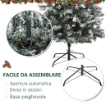 ALBERO DI NATALE SLIM 210CM INNEVATO 631 RAMI