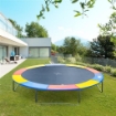 COPERTURA DI PROTEZIONE PER TRAMPOLINO ELASTICO ROSSO GIALLO E BLU Ø244CM