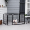 RECINTO MODULARE PER ANIMALI DOMESTICI 125 X 80 X 70CM