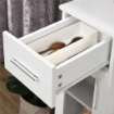 CREDENZA MODERNA CON ARMADIETTI E CASSETTO IN LEGNO 60X40X95CM BIANCO 