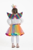 KIT TRAVESTIMENTO RAINBOW UNICORN CON GONNA TUTU, ALI E CERCHIETTO CON CORNO - UNICORNO 3/6 ANNI