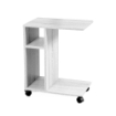 GAIA MOBILETTO CON RUOTE DA SALA 45X30XH56 CM IN COLORE BIANCO