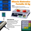 BILANCIA ELETTRONICA DA BANCO PORTATA 40KG BILANCE PROFESSIONALE COMMERCIALE 