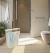 SET ARIANNA PORTABIANCHERIA 50 LT + CESTA PORTA BIANCHERIA 35 LT+ PORTASCOPINO PER BAGNO COLORE ANGORA 