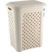SET ARIANNA PORTABIANCHERIA 50 LT + CESTA PORTA BIANCHERIA 35 LT+ PORTASCOPINO PER BAGNO COLORE ANGORA 