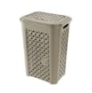 SET ARIANNA PORTABIANCHERIA 50 LT + CESTA PORTA BIANCHERIA 35 LT+ PORTASCOPINO PER BAGNO COLORE TALPA