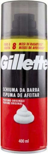 GILLETTE SCHIUMA DA BARBA CLASSICA 400 ML PROFUMO ORIGINALE OKX