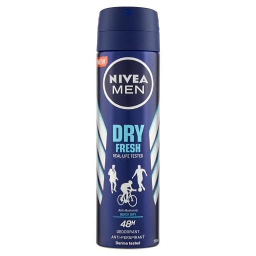NIVEA MEN DEODORANTE SPRAY DRY FRESH QUICK PER CORPO 48H - 150 ML OKX
