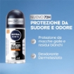 NIVEA MEN BLACK & WHITE INVISIBLE ROLL-ON 50 ML DEODORANTE UOMO 72H ANTITRASPIRANTE NO ODORI SUDORE IRRITAZIONI E MACCHIE OKX