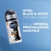 NIVEA MEN BLACK & WHITE INVISIBLE ROLL-ON 50 ML DEODORANTE UOMO 72H ANTITRASPIRANTE NO ODORI SUDORE IRRITAZIONI E MACCHIE OKX
