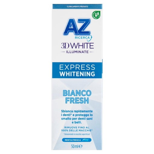 AZ DENTIFRICIO 3D WHITE ILLUMINATE EXPRESS WHITENING BIANCO FRESH 50 ML