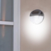 LAMPADA A ENERGIA SOLARE NERA DA PARETE IN PLASTICA COLORE LED BIANCO 11X4,5X11 CM - 1PZ
