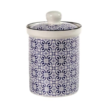 BARATTOLO IN CERAMICA 6 COLORI ASSORTITI 600 ML 11X16CM