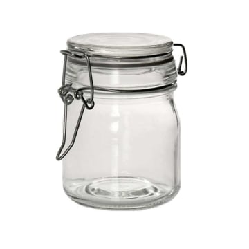 BARATTOLO DA CUCINA IN VETRO PER AROMI E SPEZIE ERMETICO COLORI ASSORTITI 160ML