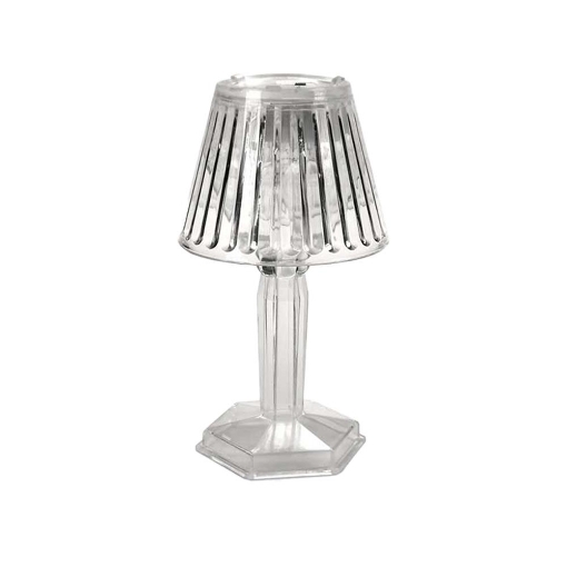 MINI LAMPADA A LED EFFETTO CRISTALLO FUNZIONAMENTO CON BATTERIE 7X12 CM