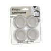 SET 4 PIEDINI ANTIVIBRAZIONI MULTIUSO IN PLASTICA 3 COLORI ASSORTITI 6HX2 CM