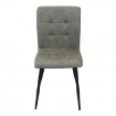 POLTRONA ROSALYN REALIZZATA CON SEDUTA IN ECOPELLE 47,5X59X81H CM TORTORA