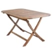TAVOLO PIEGHEVOLE IN LEGNO DI ACACIA MASSICCIO 15OX80X74 CM LEGNO NATURALE OKX