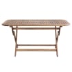 TAVOLO PIEGHEVOLE IN LEGNO DI ACACIA MASSICCIO 15OX80X74 CM LEGNO NATURALE OKX