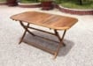 TAVOLO PIEGHEVOLE IN LEGNO DI ACACIA MASSICCIO 15OX80X74 CM LEGNO NATURALE OKX