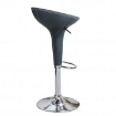 SGABELLO JAGO IN METALLO E PLASICA SEDUTA TONDA 39,5 X 44,5 X 58/78CM GRIGIO OKX