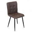 POLTRONA ROSALYN REALIZZATA CON SEDUTA IN ECOPELLE 47,5 X 59 X 81CM MARRONE OKX