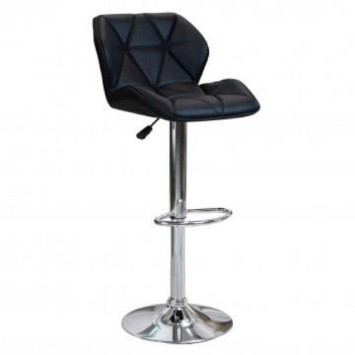 SGABELLO MANUEL REGOLABILE CON SEDUTA IMBOTTITA 48 X 44 X 85/106CM NERO OKX