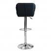 SGABELLO MANUEL REGOLABILE CON SEDUTA IMBOTTITA 48 X 44 X 85/106CM NERO OKX