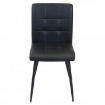 POLTRONA ROSALYN REALIZZATA CON SEDUTA IN ECOPELLE 47,5 X 59 X 81CM NERO OKX