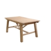 TAVOLO MIRAGE IN LEGNO NATURALE ALLUNGABILE 160/240 X 90 X 77CM OKX