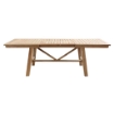TAVOLO MIRAGE IN LEGNO NATURALE ALLUNGABILE 160/240 X 90 X 77CM OKX