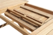 TAVOLO MIRAGE IN LEGNO NATURALE ALLUNGABILE 160/240 X 90 X 77CM OKX