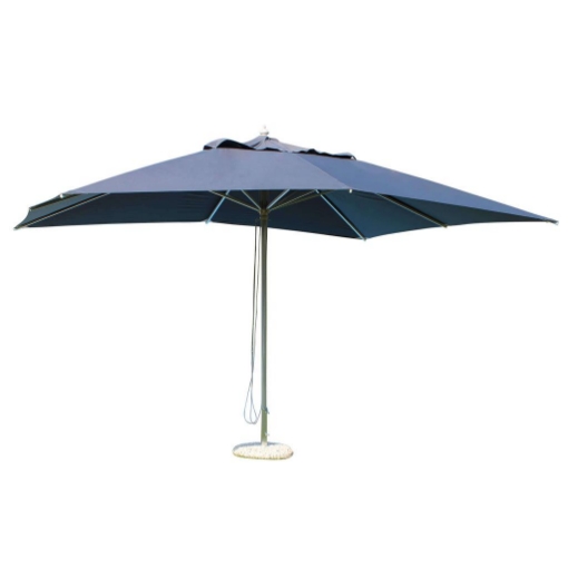 OMBRELLONE ANDROMEDA CON PALO ALLUMINIO 3 X 3 MT COLORE GRIGIO SCURO OKX