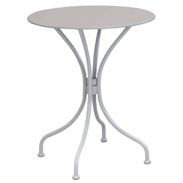 TAVOLO BRISTOL TONDO DIAMETRO DA 60 XH71 CM CM IN COLORE TORTORA OKX