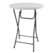 TAVOLO CATERING TONDO PIEGHEVOLE DIMENSIONI 60X110 CM IN COLORE BIANCOOKX