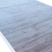 TAVOLO CARSON IN ALLUMINIO BIANCO TOP CERAMICA BI EFFETTO LEGNO 195X90X74CM OKX