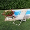 SDRAIO AVANA CON STRUTTURA VERNICIATA TORTORA E CREMA 97X52X76 CM OKX