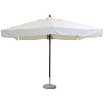 OMBRELLONE VENERE DE LUXE 3 X 3 MT IN COLORE BIANCO OKX