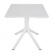 TAVOLO JARVIS DA BAR QUADRATO 70X70X75 CM COLORE BIANCO OKX