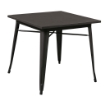 TAVOLO STELVIO QUADRATO IN ACCIAIO 80 X 80X75 CM IN COLORE ANTRACITE OKX