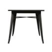 TAVOLO STELVIO QUADRATO IN ACCIAIO 80 X 80X75 CM IN COLORE ANTRACITE OKX