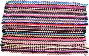 MA MAISON TAPPETINO MILLE RIGHE MULTICOLOR 55X33 CM ZERBINO IN TESSUTO MULTIUSO OKX