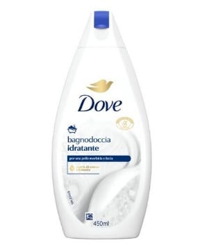 DOVE BAGNODOCCIA IDRATANTE PER UN APELLE MORBIDA E LISCI A CON 1/4 DI CREMA IDRATANTE 450 ML