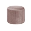 POUF CONTENITORE CON RILIEVO MATERIALE IN VELLUTO PIANO DI APPOGGIO 36HX38 CM
