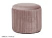 POUF CONTENITORE CON RILIEVO MATERIALE IN VELLUTO PIANO DI APPOGGIO 36HX38 CM