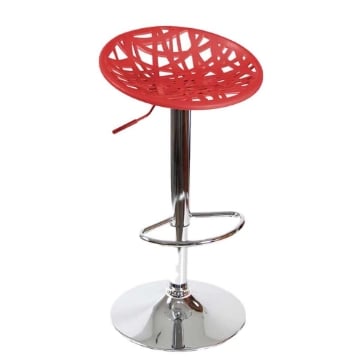 SGABELLO ROMA IN ABS 41 X 68 X 90 CM IN COLORE ROSSO