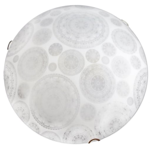TOSCA LAMPADA PLAFONIERA 2 LAMPADINE E27 40 CM RUOTE