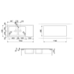 SMEG LAVELLO ACCIAIO INOX 2 VASCHE CON GOCCIOLATOIO DESTRO 116X50 CM