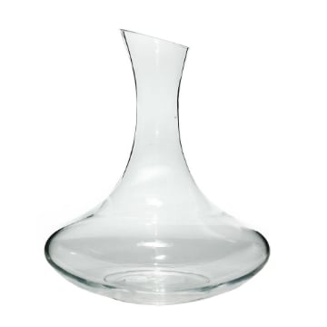 DECANTER IN VETRO TRASPARENTE PER VINO CON CAPIENZA 1.8 LITRI