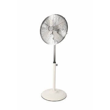 VENTILATORE VINTAGE A PIANTANA AVORIO 40 CM H130 USATO COME NUOVO